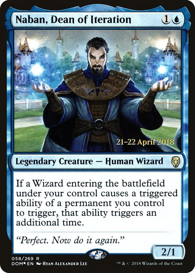 0058 Naban, Dean of Iteration R Prerelease Cards
