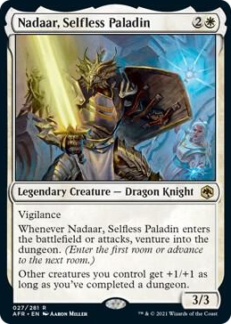 0027 Nadaar, Selfless Paladin R Adventures in the Forgotten Realms