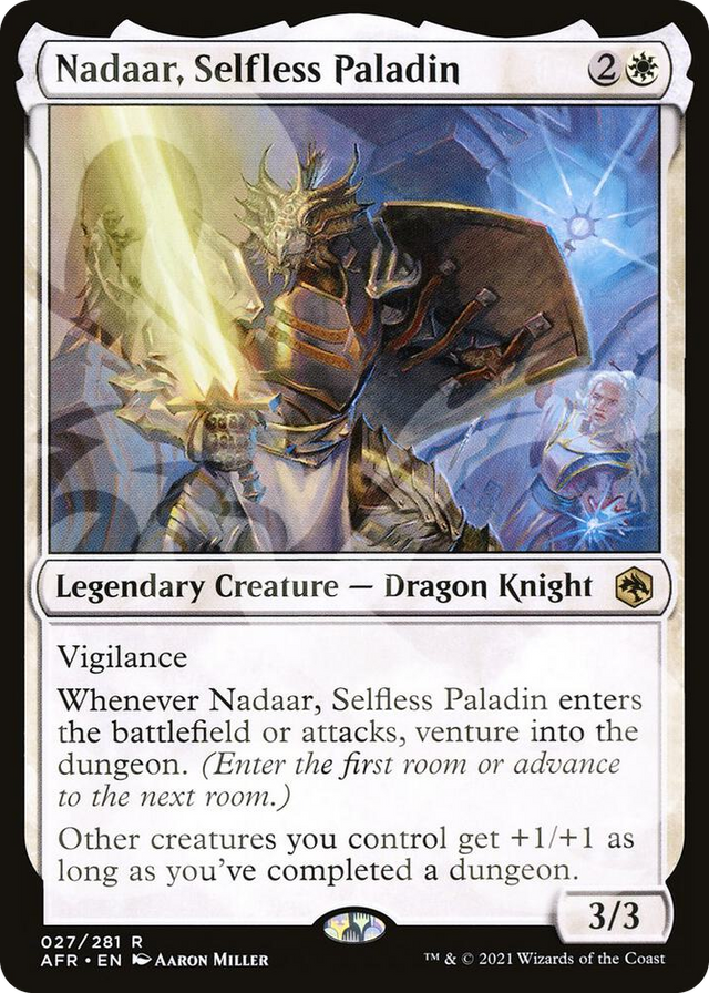0027 Nadaar, Selfless Paladin R AFR Ampersand Promos