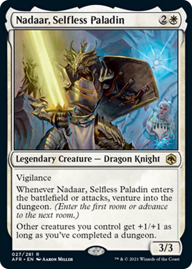 0027 Nadaar, Selfless Paladin R Promo Pack: Adventures in the Forgotten Realms