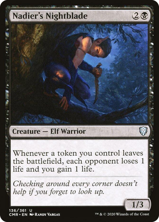 0136 Nadier's Nightblade U Commander Legends