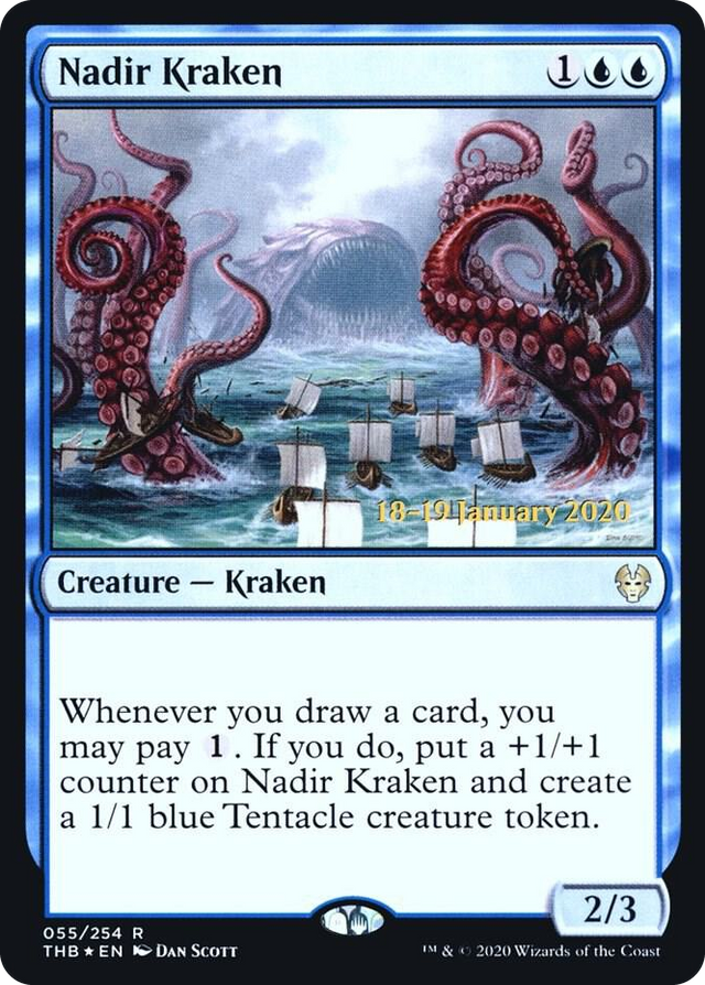 0055 Nadir Kraken R Prerelease Cards
