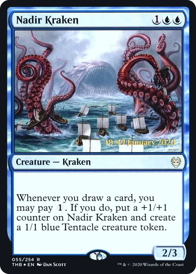 0055 Nadir Kraken R Prerelease Cards