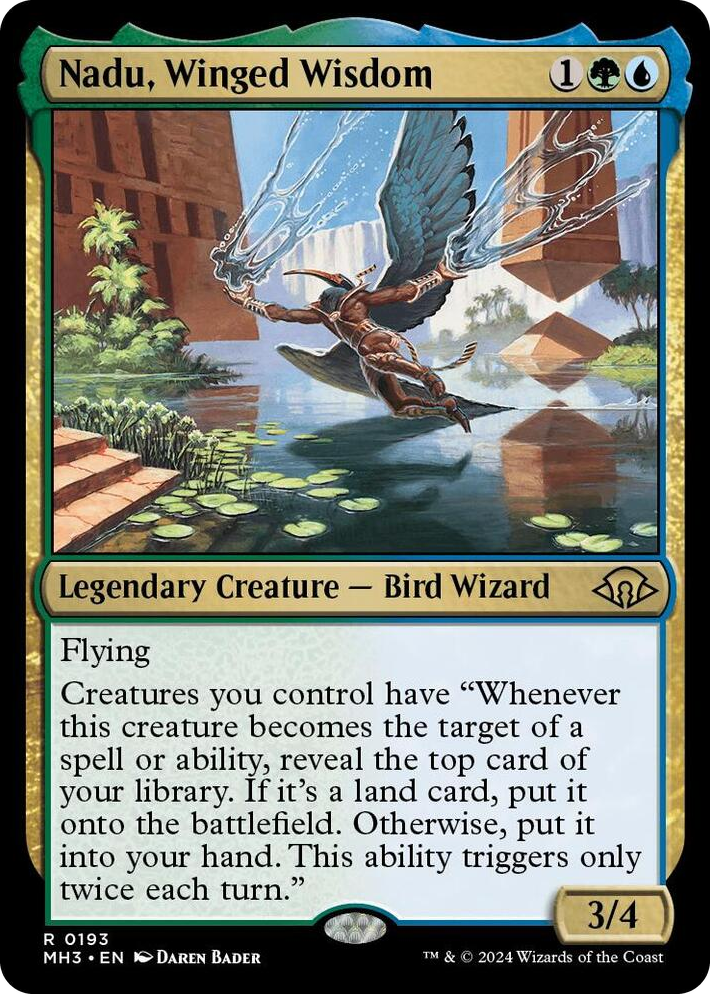 0193 Nadu, Winged Wisdom R Modern Horizons 3