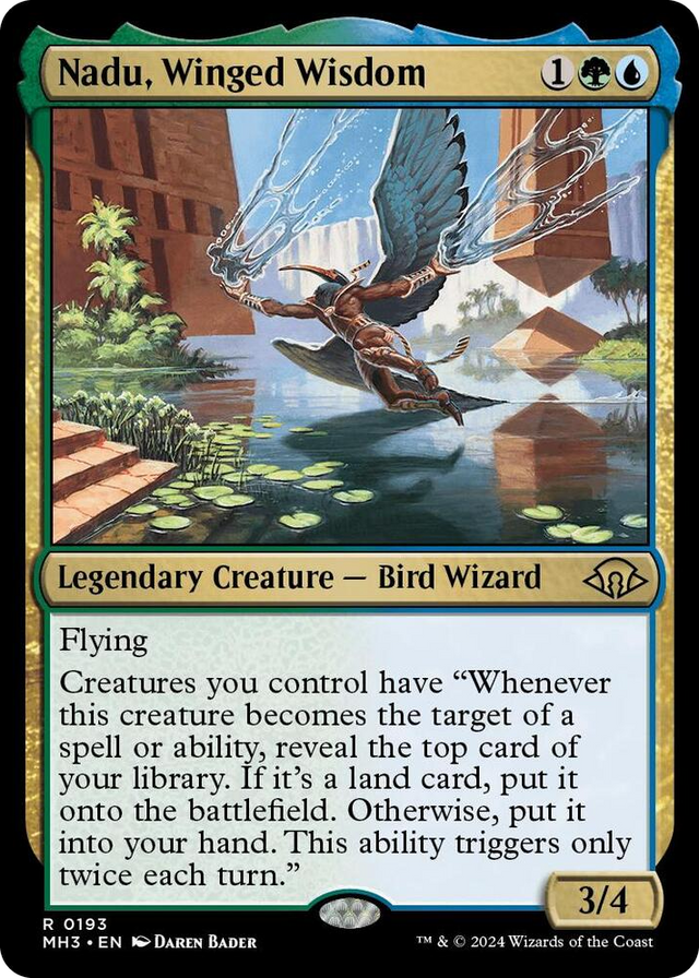 0193 Nadu, Winged Wisdom R Modern Horizons 3