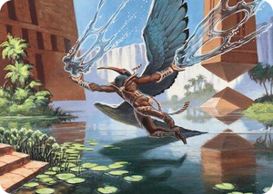 0014 Nadu, Winged Wisdom Art Card S Art Series: Modern Horizons 3