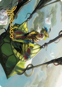 0051 Nael, Avizoa Aeronaut Art Card (Gold-Stamped Signature) S Art Series: Dominaria United
