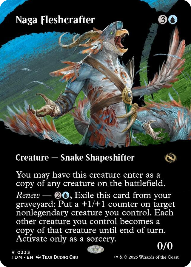 0333 Naga Fleshcrafter (Borderless) R Dragonstorm