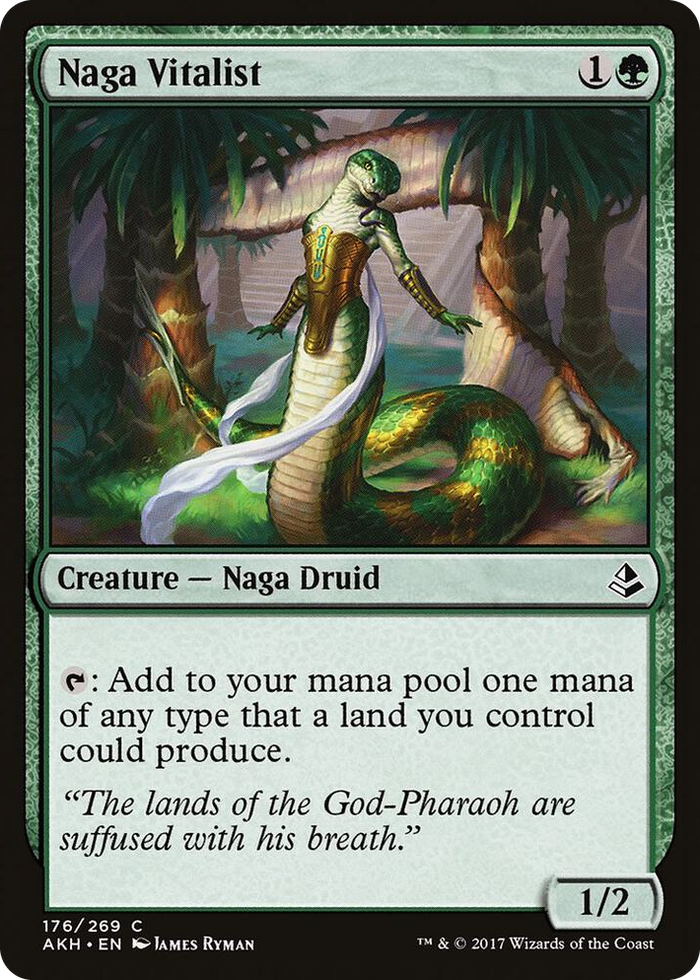 Naga Vitalist #176 C - Amonkhet Pokemon card