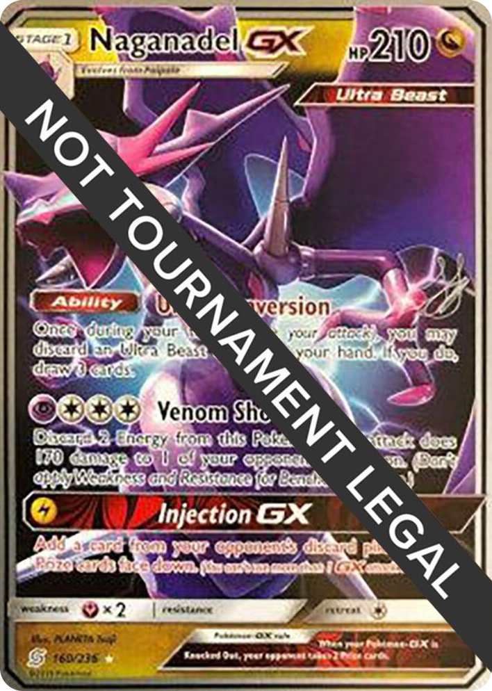0160 Naganadel GX - 2019 (Henry Brand) Ultra Rare World Championship Decks