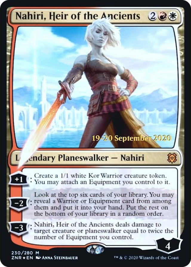 0230 Nahiri, Heir of the Ancients M Prerelease Cards