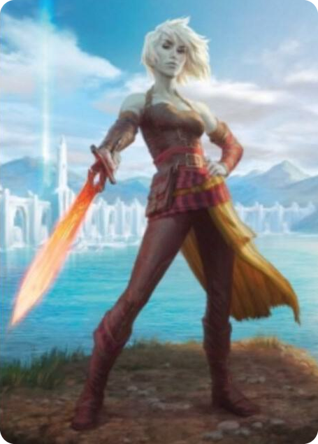 0003 Nahiri, Heir of the Ancients Art Card (3/81) S Art Series: Zendikar Rising