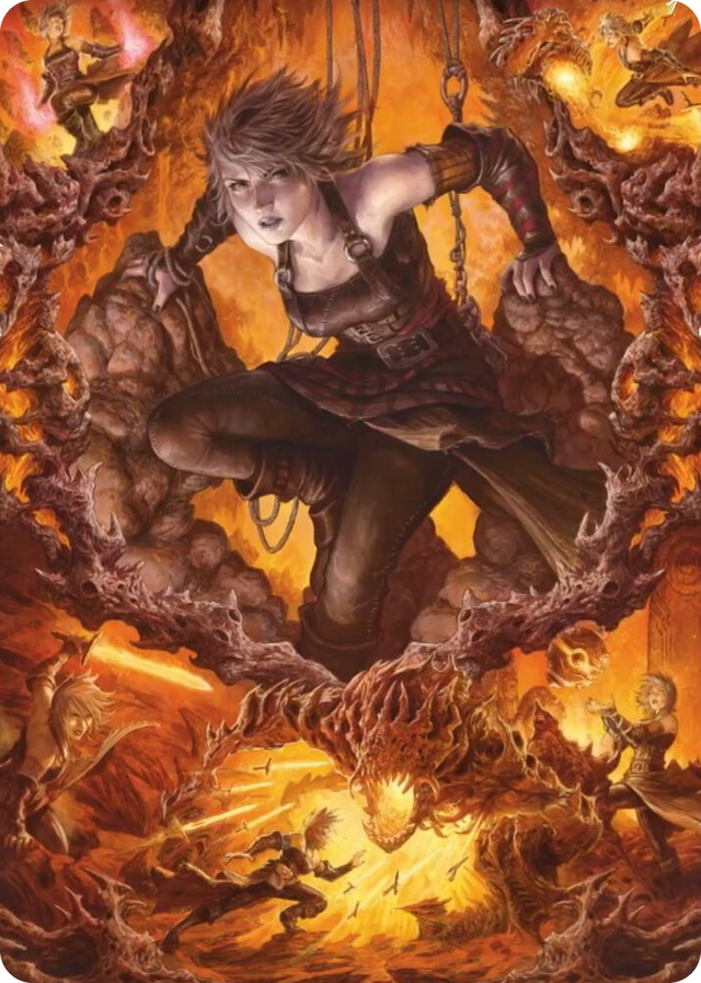 0004 Nahiri, Heir of the Ancients Art Card (4/81) S Art Series: Zendikar Rising