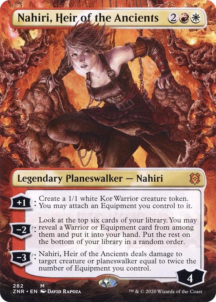 0282 Nahiri, Heir of the Ancients (Borderless) M Zendikar Rising