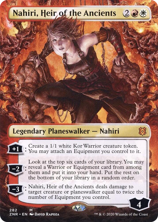 0282 Nahiri, Heir of the Ancients (Borderless) M Zendikar Rising