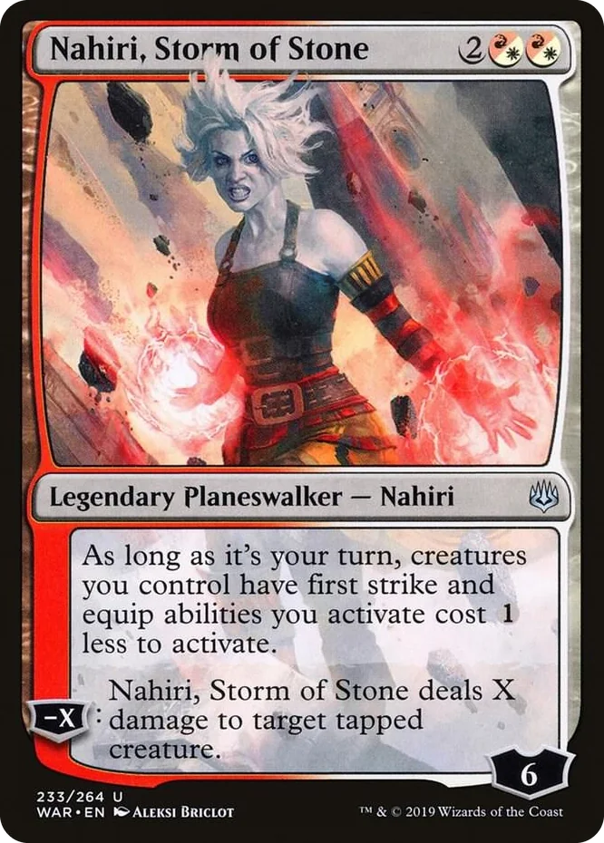 0233 Nahiri, Storm of Stone U War of the Spark