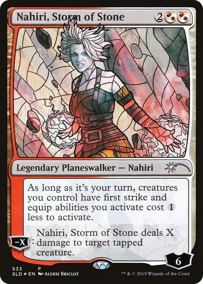 Nahiri, Storm of Stone (Stained Glass) #533 P - Secret Lair Drop Series Pokemon card