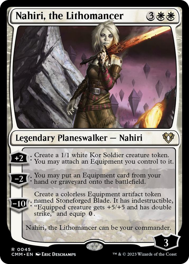 0045 Nahiri, the Lithomancer R Commander Masters