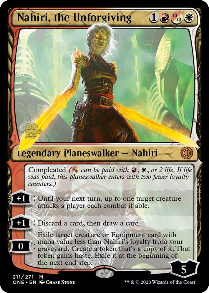 0211 Nahiri, the Unforgiving M Prerelease Cards