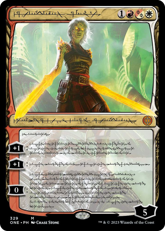 0329 Nahiri, the Unforgiving (Phyrexian) M Phyrexia: All Will Be One