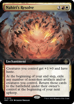 0172 Nahiri's Resolve (Extended Art) R March of the Machine: The Aftermath