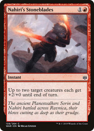 0139 Nahiri's Stoneblades C War of the Spark