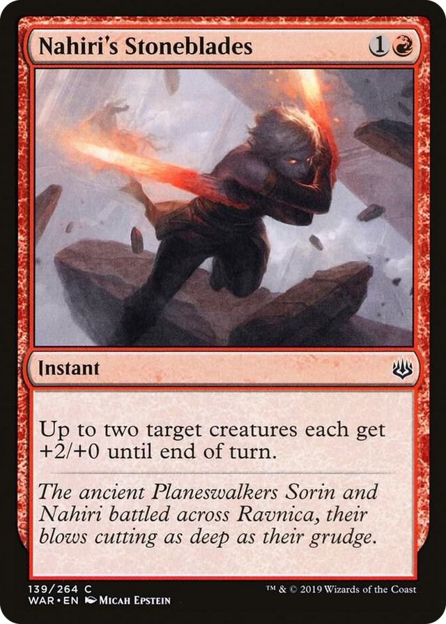 0139 Nahiri's Stoneblades C War of the Spark