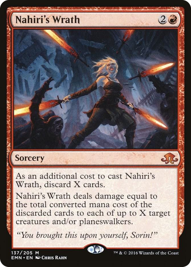 Nahiri's Wrath #137 M - Eldritch Moon Pokemon card