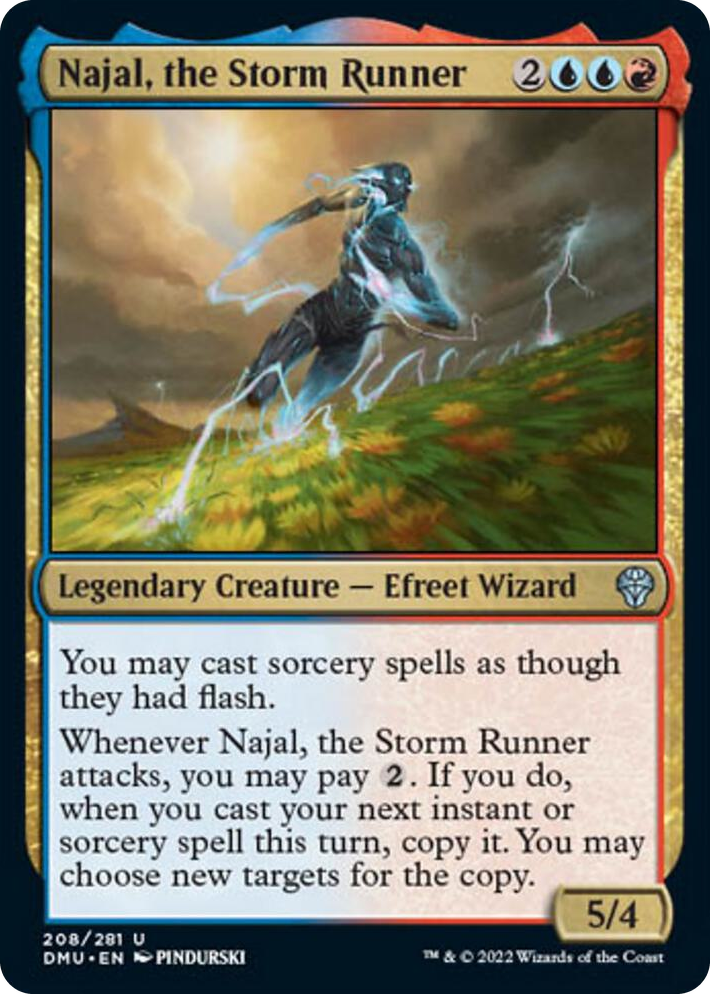 0208 Najal, the Storm Runner U Dominaria United