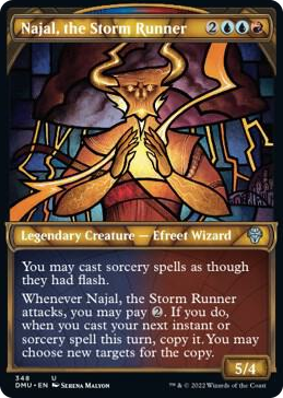 0348 Najal, the Storm Runner (Textured Foil) U Dominaria United
