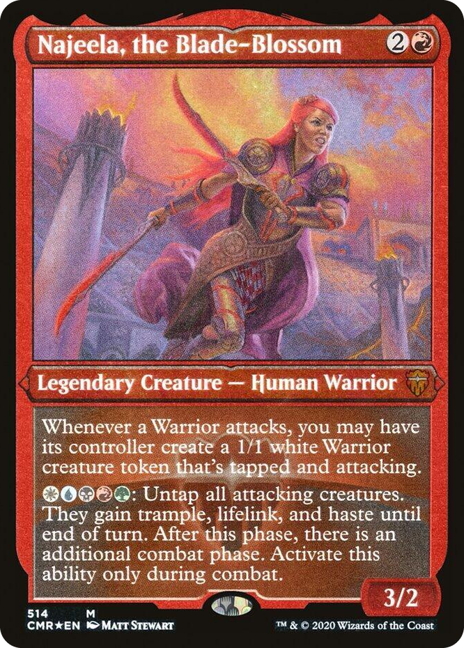 0514 Najeela, the Blade-Blossom (Foil Etched) M Commander Legends