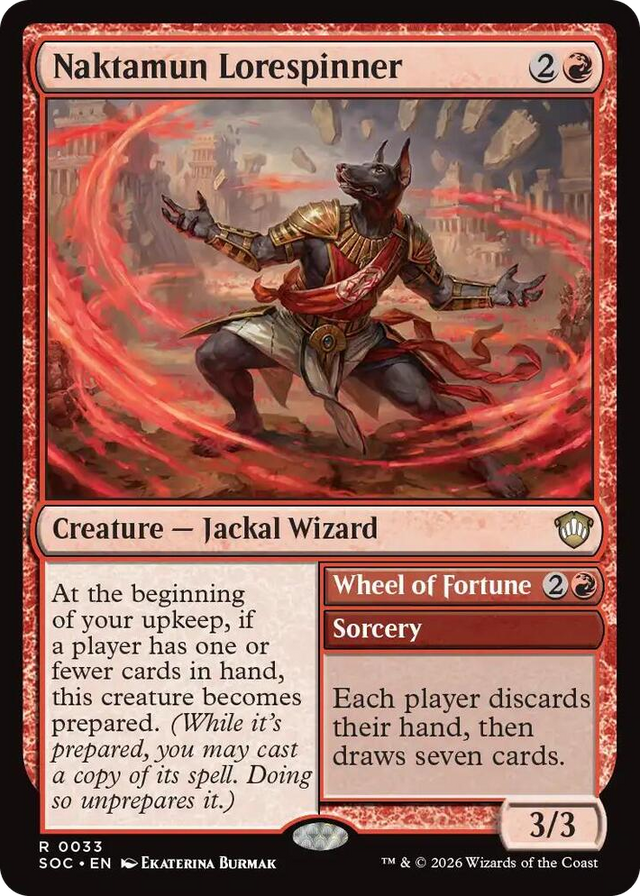 0033 Naktamun Lorespinner R Commander: Secrets of Strixhaven