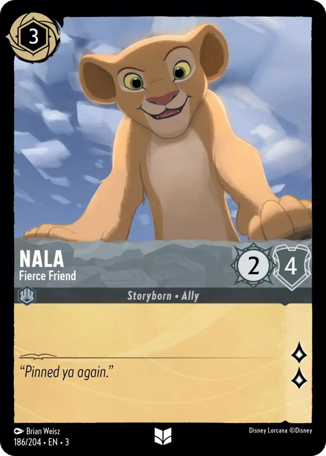 0186 Nala - Fierce Friend Uncommon Into the Inklands