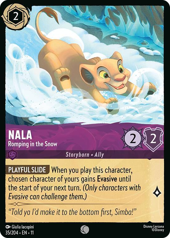 0035 Nala - Romping in the Snow Common Winterspell