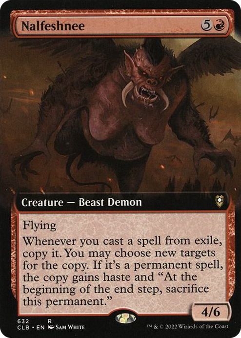 Nalfeshnee (Extended Art) #632 R - Commander Legends: Battle for Baldur's Gate Pokemon card