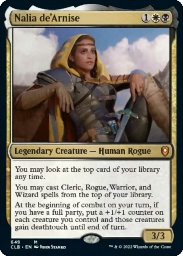 Nalia de'Arnise #649 M - Commander Legends: Battle for Baldur's Gate Pokemon card