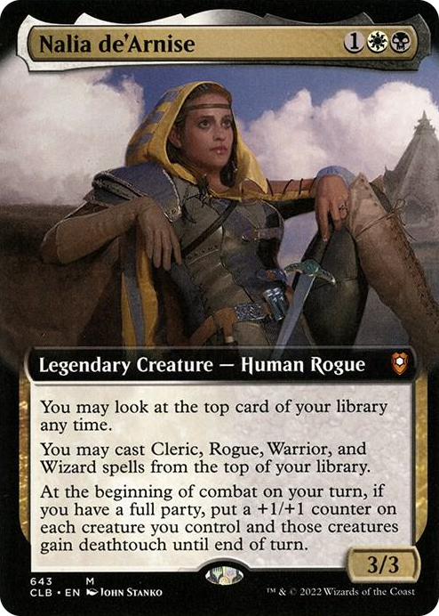 0643 Nalia de'Arnise (Extended Art) M Commander Legends: Battle for Baldur's Gate