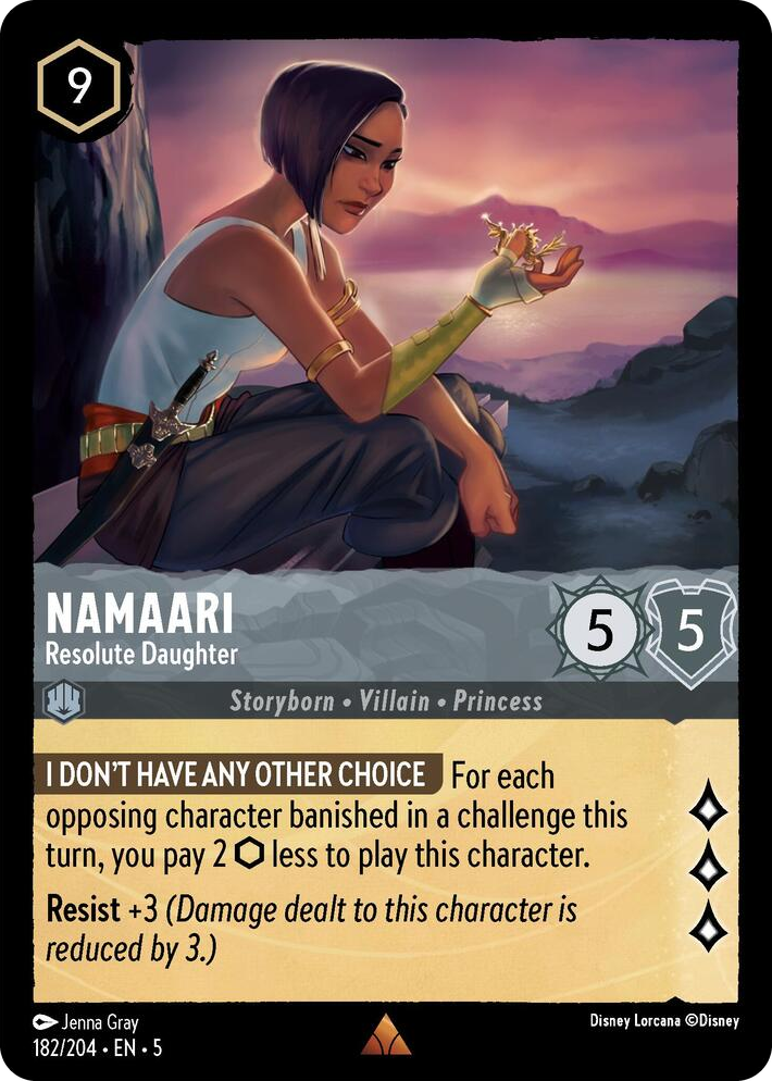 0182 Namaari - Resolute Daughter Rare Shimmering Skies