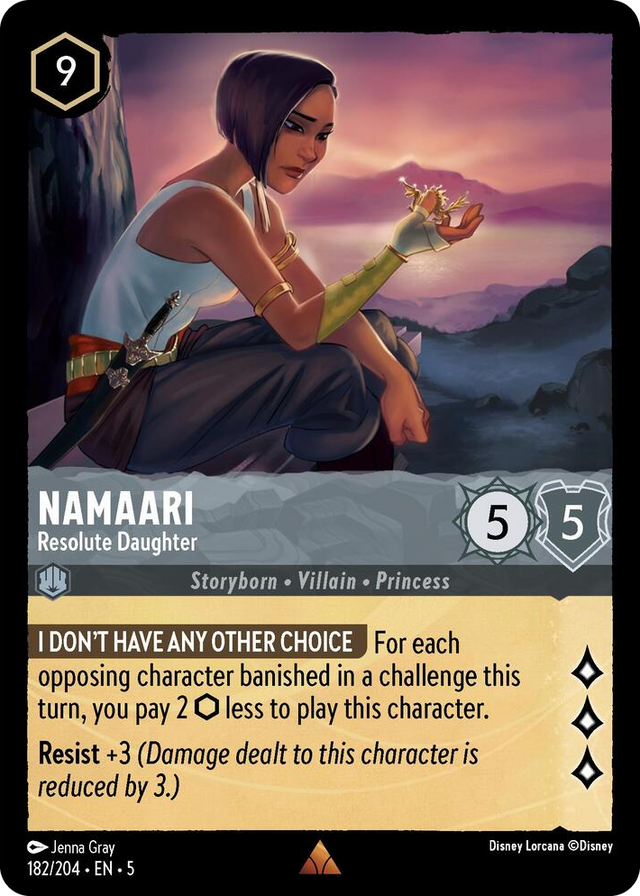 0182 Namaari - Resolute Daughter Rare Shimmering Skies
