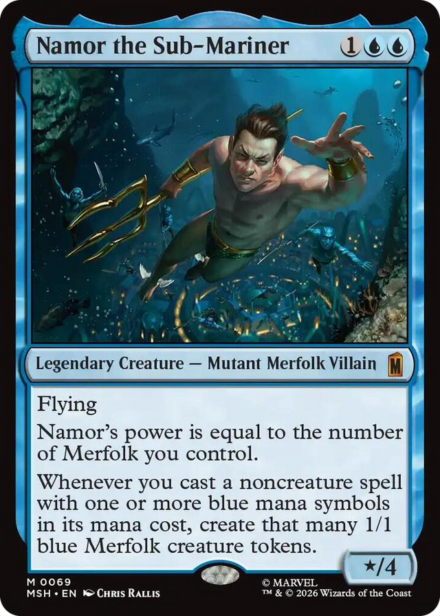 0069 Namor the Sub-Mariner M Marvel Super Heroes
