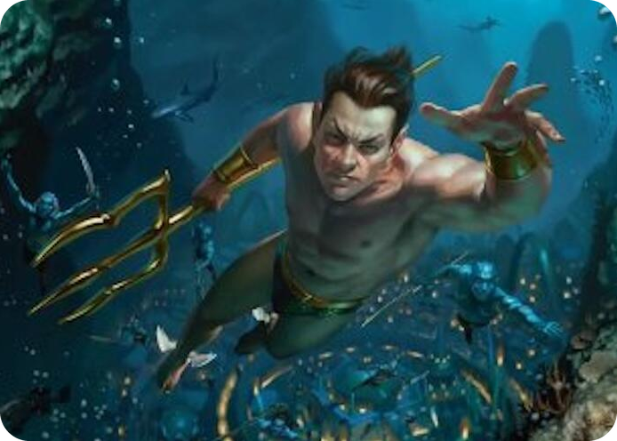 Namor the Sub-Mariner Art Card #6 S - Art Series: Marvel Super Heroes Pokemon card
