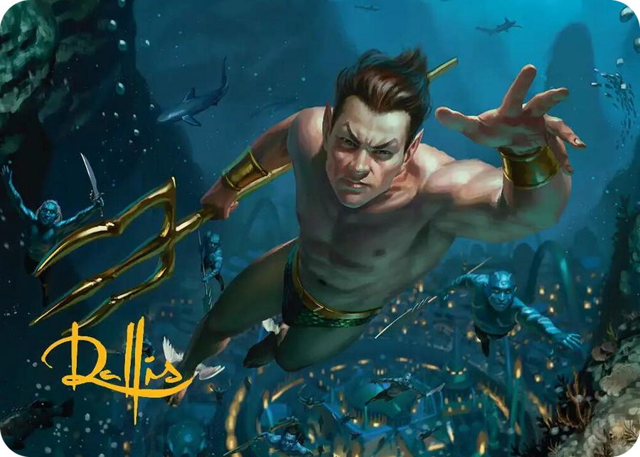 0006 Namor the Sub-Mariner Art Card (Gold-Stamped Signature) S Art Series: Marvel Super Heroes