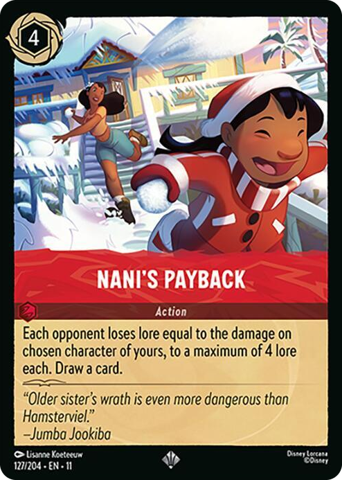 0127 Nani's Payback Super Rare Winterspell