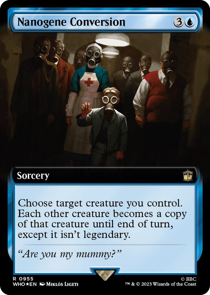 0955 Nanogene Conversion (Extended Art) (Surge Foil) R Universes Beyond: Doctor Who