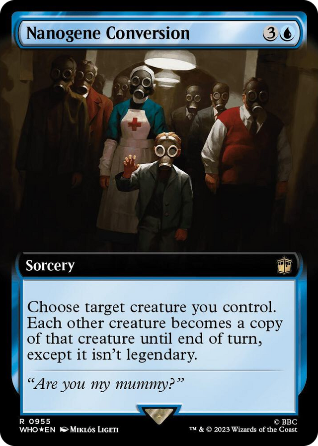 0955 Nanogene Conversion (Extended Art) (Surge Foil) R Universes Beyond: Doctor Who