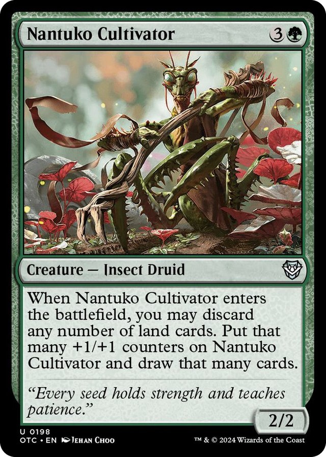 0198 Nantuko Cultivator U Commander: Outlaws of Thunder Junction