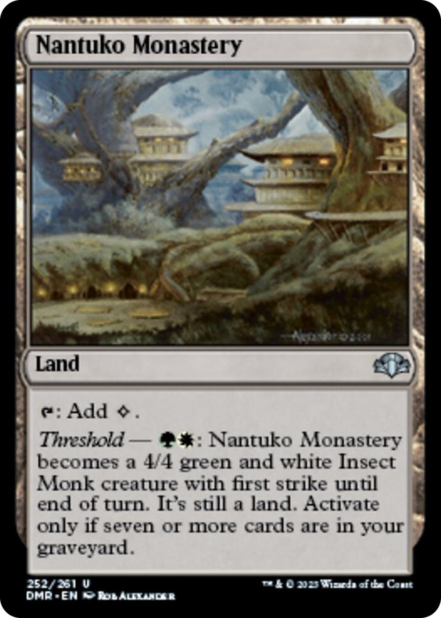 0252 Nantuko Monastery U Dominaria Remastered