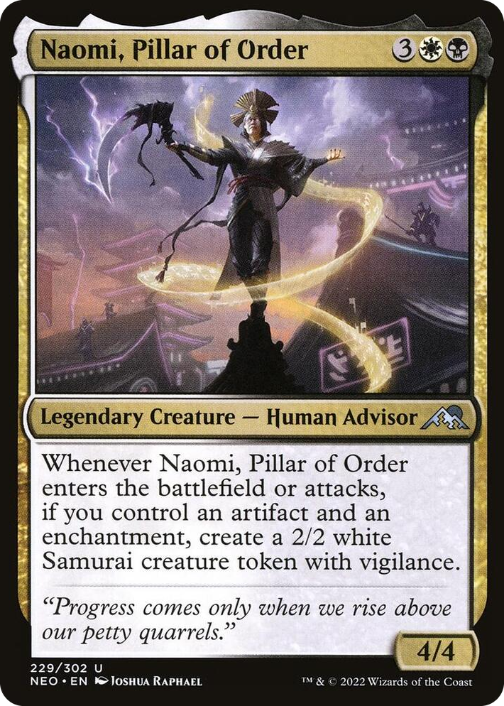 0229 Naomi, Pillar of Order U Kamigawa: Neon Dynasty