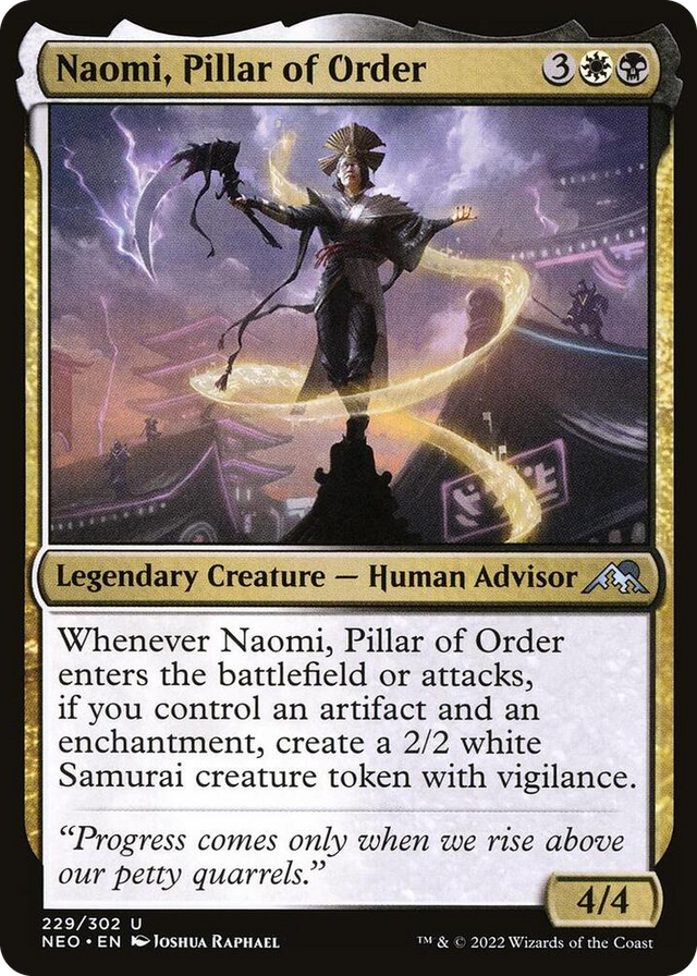 0229 Naomi, Pillar of Order U Kamigawa: Neon Dynasty