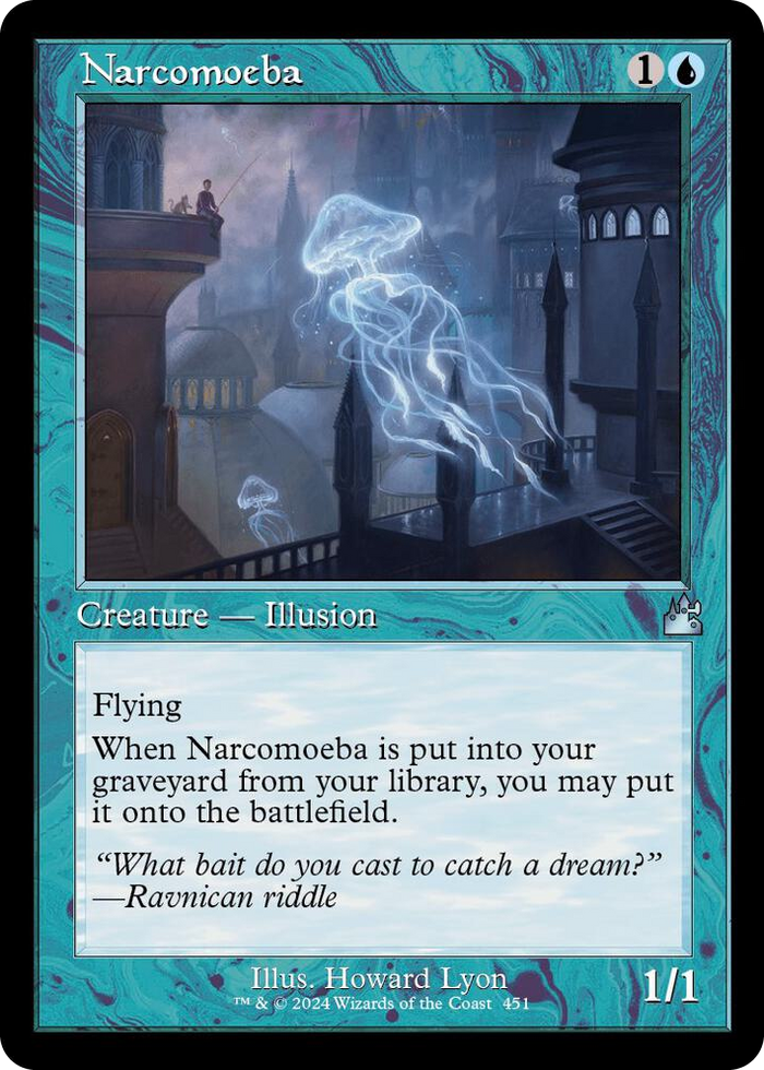 Narcomoeba (Retro Frame) #451 U - Ravnica Remastered Pokemon card